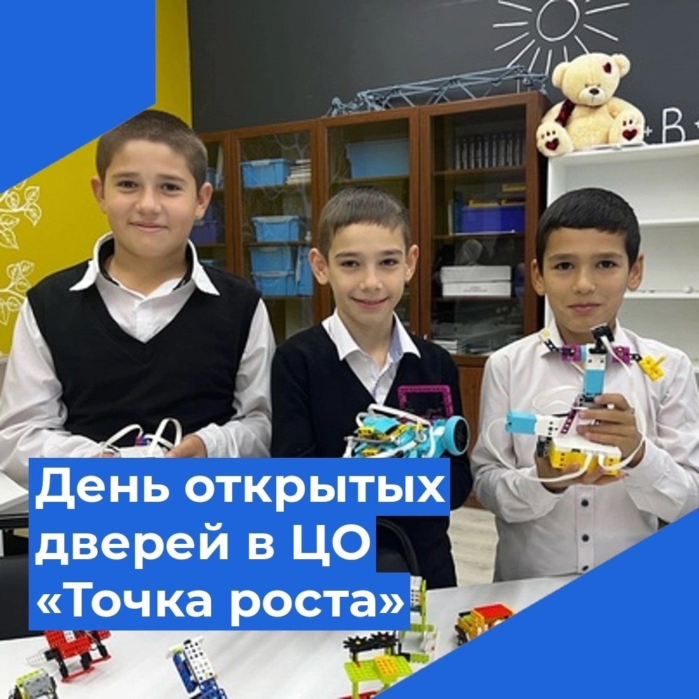 Экскурсии в рамках дня открытых дверей в ЦО «Точка роста».